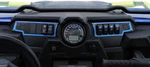 Moose Utility 100-4342-PU Dash Plate Left Blue Polaris Rzr 900 4X4 Xp. Fixed Price $45.95.