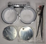 Drag Specialties 2210-0198 Chrome Dual Gauge Bracket (197). Fixed Price $145.00.