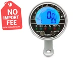 Acewell 2853 Chrome Digital Speedometer Tachometer Gauge Cruiser. Fixed Price $191.00.