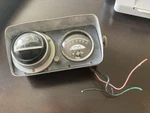 Vintage Airguide Tachometer Rpm Gauge Retro Outboard Marine Boat Aquameter. Fixed Price $59.00.