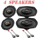 Pioneer 350W Front 6.5" & 450W Rear 6"X9" Speakers For 1997-2007 Honda Accord. Fixed Price $183.99.