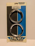 Drag Specialties Chrome Tach And Speedo Bezels For 84-99 Flh/t P/n# DS-373705. Fixed Price $16.00.