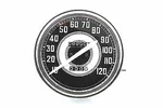 Speedometer With 2:1 Ratio And White Needle For Harley Davidson By V-twin. Fixed Price $110.31.