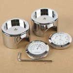 Motorcycle 7/8'' 1'' Handlebar Dial Clock Thermometer Waterproof Fit For Harley. Fixed Price $18.99.