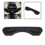 Black Handlebar Medallion Insert For Harley Road King Flhpe Flhrc Flhrxs. Fixed Price $48.98.