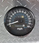 1970S Kawasaki Z1 Kz 650 900 1000 Nos Dual Scale Speedometer 160MPH - 240 Km/h. Fixed Price $129.50.