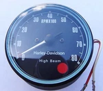 Nos New Harley Davidson Sportster Xlh Fxr Red Dot Tachometer Gauge. Fixed Price $65.95.