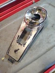 1999 Oem Harley Fuel Speedo Chrome Gauge Bezel Mount Electra Glide 61270-98A Flh. Fixed Price $35.00.