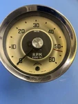 Vintage Metal Austin Healey 3000 59-67 Gold Face Tachomoter Smiths Rpm X100/3-1. Fixed Price $175.00.
