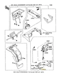 Kawasaki HOLDER,TACHOMETR,3.2T 13091-1009. Fixed Price $19.99.