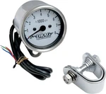 Drag Specialties 2.45IN. Mini Electronic 8000 Rpm Tachometer - White Face With B. Fixed Price $129.27.
