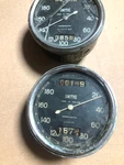 Vintage Rare Pair Of Smiths Bsa Triumph Norton Matchless Ajs Speedometer. Fixed Price $270.00.