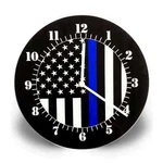 Blue Line Clock Police Back The. Fixed Price $19.95.