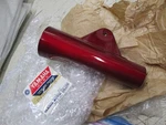 Yamaha Oem Upper Fork Cover Headlight Mount Right- #22 Red / Ycsi 1968. Fixed Price $49.95.