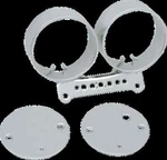 Ds Chrome Double Gauge Bracket Mount For Harley Dyna Conv 95-00. Fixed Price $213.16.