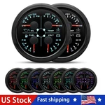 85MM Black 4IN 1 Gauge Fuel Level 240-33OHMS Water Temp Oil Pressure Voltmeter. Fixed Price $39.11.