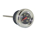 V-factor Chrome 7/8" Oil Tank Fill Plug W/temperature Gauge 88020. Fixed Price $22.85.