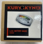 Kuryakyn 4219 Battery Gauge Chrome W/indicator Light (12V). Fixed Price $79.99.