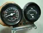 Harley Police Gauges Tach + Speedo Fuel Chrome Mount & Cups EPS16238. Fixed Price $540.00.