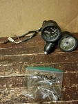 1972 Kawasaki 175 Speedometer Tachometer Gauges Cluster Ignition Switch. Fixed Price $44.95.