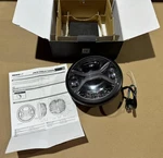 New Sealed Koso Zenith Headlight For Motorcycles 7 1/8" Wide, 3 5/8" Depth. Fixed Price $499.99.