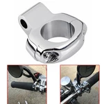 1''HANDLEBAR Mirror Mount Clamp For Harley Sportster Softail Fxst Fat Boy Flstf. Fixed Price $23.98.