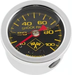Bikers Choice Oil Pressure Gauge Black Face Stainless Bezel Liquid Filled Univer. Fixed Price $50.39.