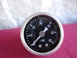 60 Psi Black Face Oil Pressure Gage For Harley Panhead Shovelhead. Fixed Price $27.95.