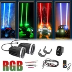 Laser Rgb Led Lights Whipless Antenna Remote For Atv Utv Can Am Polaris Rzr. Fixed Price $187.05.
