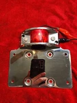 V-twin Manufacturing Chrome Tail Lamp License Plate Holder 31-0173 With Marker. Fixed Price $15.00.
