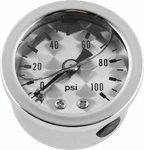 Bikers Choice Oil Pressure Gauge Engine Turned Face Bezel Liquid Filled Unive. Fixed Price $50.39.