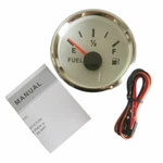 52MM White Gas Fuel Gauge 0-90OHMS For Car Truck Marine 12/24V Red Led Usa Stock. Fixed Price $23.70.