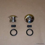 Norton Top Fork Nut Cap Set Stainless Ranger 750 P11A 02-7047. Fixed Price $89.00.