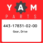443-17831-02-00 Yamaha Gear, Drive 443178310200, New Genuine Oem Part. Fixed Price $66.00.
