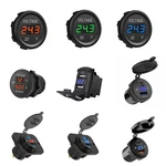 Car Atv Auto Dual Usb Charger Led Digital Voltage Amp Gauge Ammeter Voltmeter. Fixed Price $12.99.