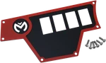 Moose Offroad Dash Plate Large Left Red For Rzr 100-4363-PU. Fixed Price $49.44.