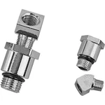 Harddrive Chrome Oil Line Fittings Set 347038. Fixed Price $40.53.