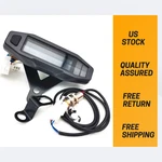 Motorcycle Lcd Digital Odometer Speedometer Tachometer Gauge W/bracket. Fixed Price $26.99.