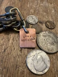 1962 Panhead Copper Motorcycle Key Fob. Fixed Price $18.95.