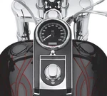 Harley-davidson Flush Mount Fuel Cap And Gauge Kit 75027-08D. Fixed Price $340.79.