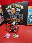 Harley 1 Handlebar Pull Back Risers With Chrome Tachometer 6 3.5 Spacing. Fixed Price $270.00.