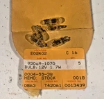Nos Kawasaki KLX650 Klf ZX7 ZR1100 EL250 VN800 Oem Bulb Meter 92069-1070 5PK. Fixed Price $12.95.