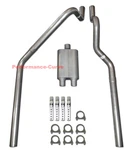 00-03 Dodge Dakota 3.9 4.7 5.9 Mandrel Bent Dual Exhaust W/ Two Chamber Muffler. Fixed Price $219.95.