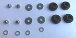 Yamaha XT500 Speedometer Hardware Upgrade, Grommets 1E6-83526-60-00, Nut Crown. Fixed Price $30.00.