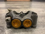 Yamaha 2004-2006 YZFR1 Front Left Brake Caliper Gold Good Oem. Fixed Price $74.99.