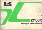 Kawasaki Z1100R,Z1100 R,R1 Eddie Lawson Replica 1984 Owners Manual,handbook. Fixed Price $201.68.