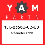 1JK-83560-02-00 Yamaha Tachometer Cable 1JK835600200, New Genuine Oem Part. Fixed Price $50.08.