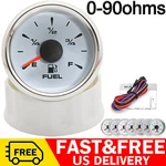 2" 52MM 7 Colors Led Fuel Level Gauge 0-90OHMS For Boat Car Truck Us Stock. Fixed Price $17.38.