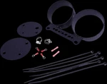 Ds Wrinkle Black Steel Double Gauge Mount Bracket Dyna Super Glide Sport 99-05. Fixed Price $213.16.