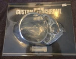 Nos Custom Chrome Skull Dash Cover W/ Red Lens Knucklehead 1936-38 Harley. Fixed Price $250.00.